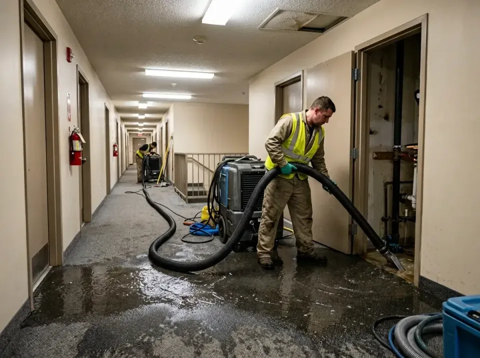 multi-unit-apartment-hallway-f-005 — frequently asked questions, Emergency Burst Pipe Water Extraction & Removal in St. Croi…